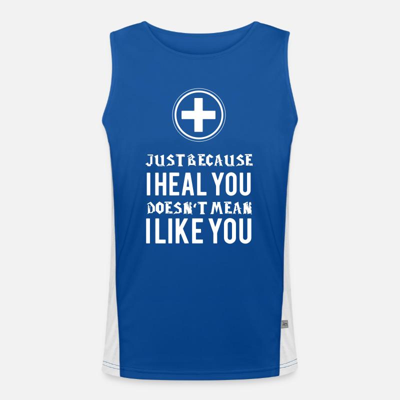 RPG healer healer Men's Functional Contrast Tank Top 