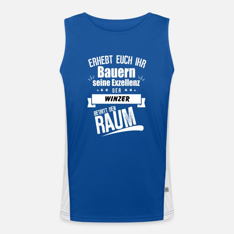 Winzer Funktionelles Kontrast-Tank Top für Männer 