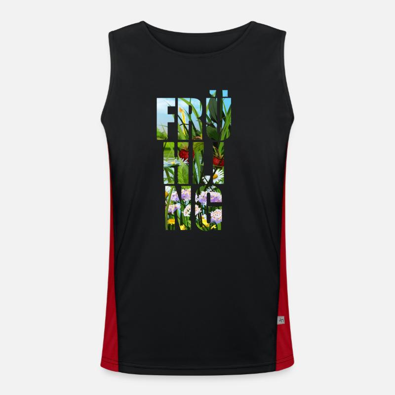 Spring spring day gift idea Men's Functional Contrast Tank Top 
