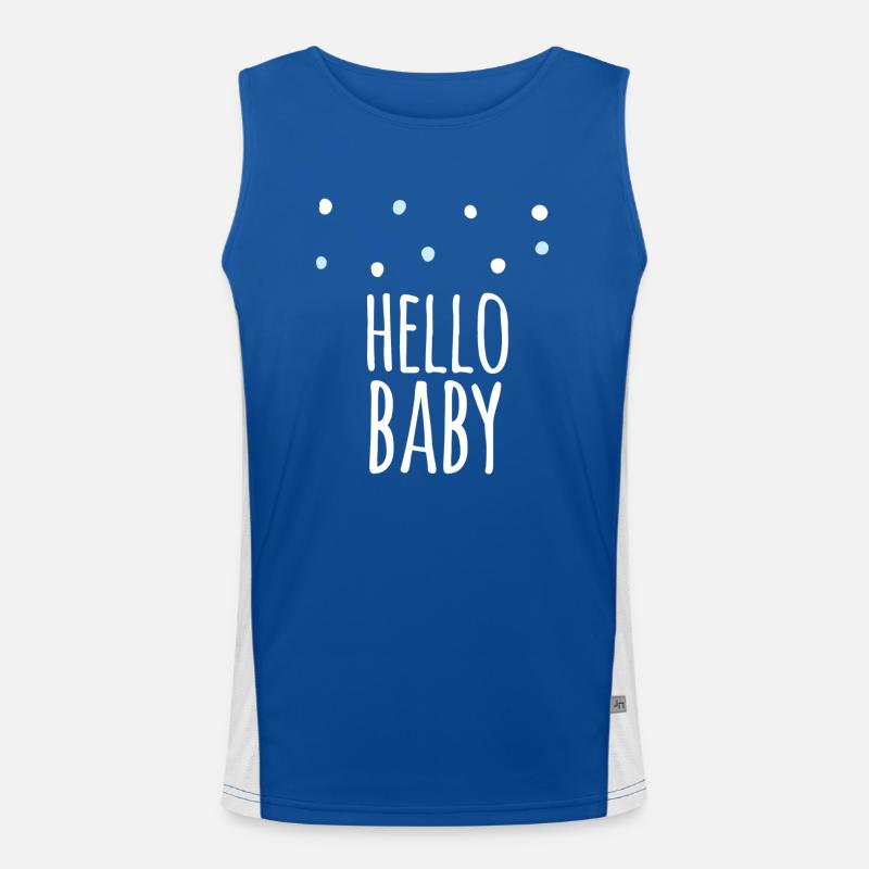 idée de cadeau naissance bébé enfant né naissance Débardeur respirant contrasté Homme 