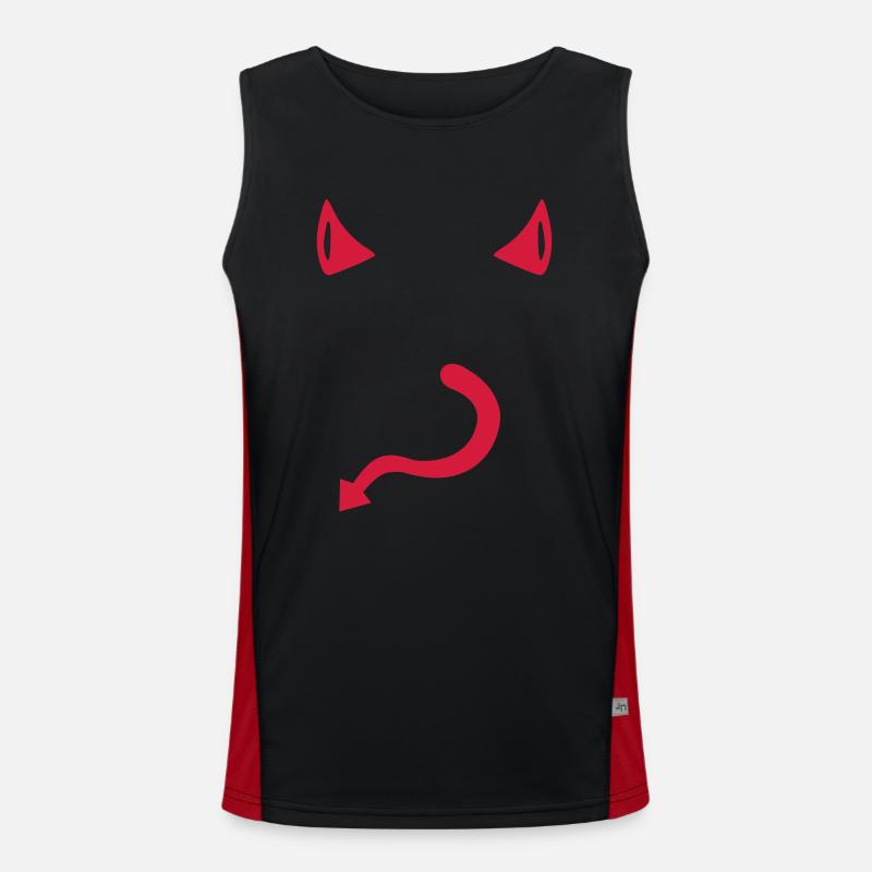 Devil Men's Functional Contrast Tank Top 