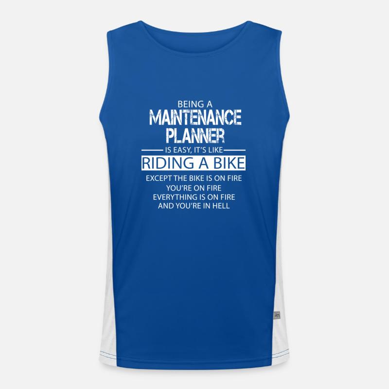 Maintenance Planner Men's Functional Contrast Tank Top 