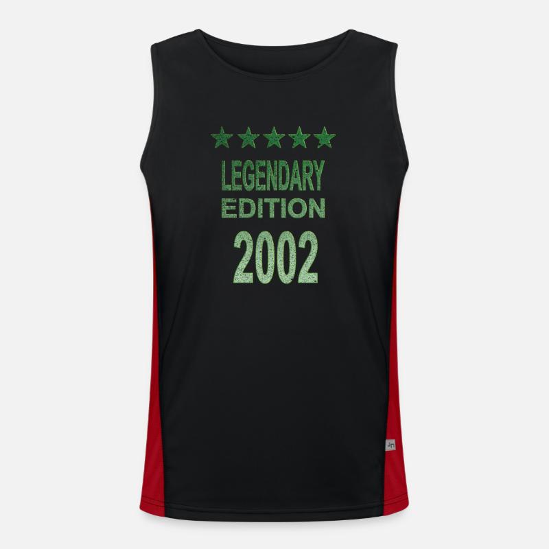 Legendary 2002 Edition Funktionelles Kontrast-Tank Top für Männer 