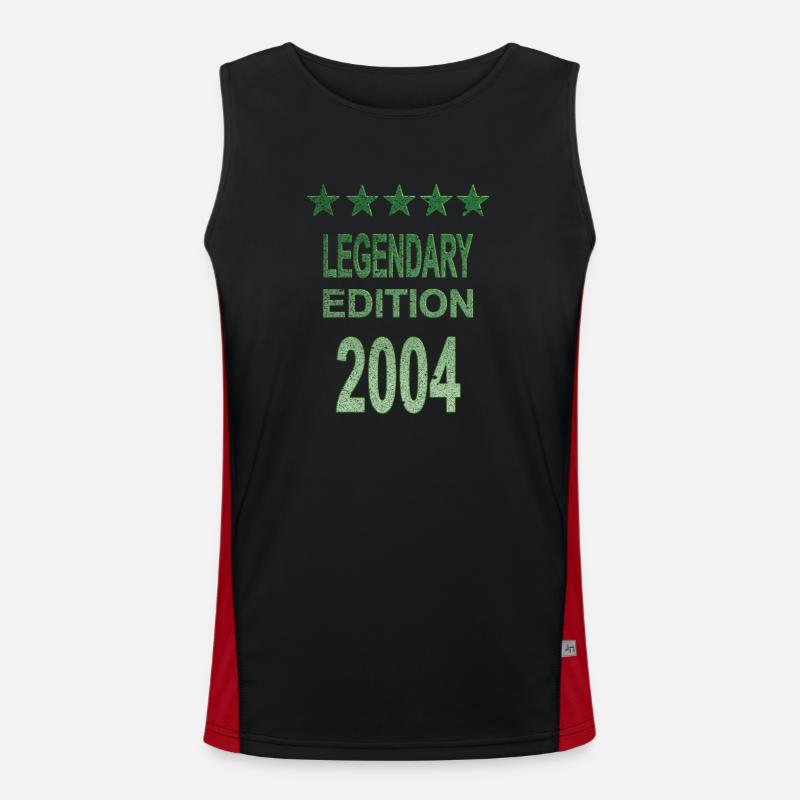 Legendary 2004 Edition Funktionelles Kontrast-Tank Top für Männer 