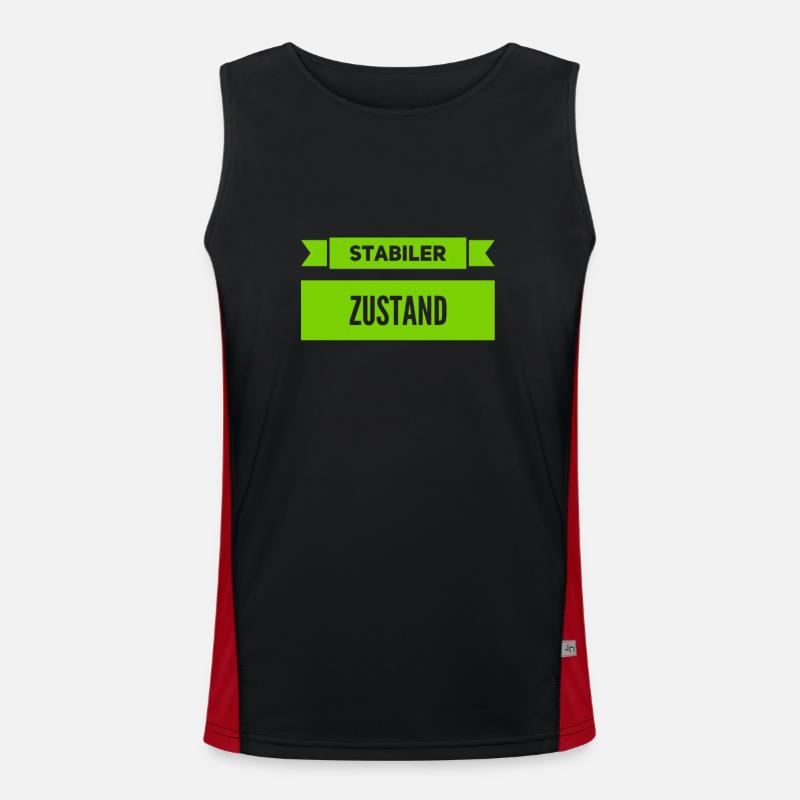 ich bin in einem stabilen Zustand Funktionelles Kontrast-Tank Top für Männer 