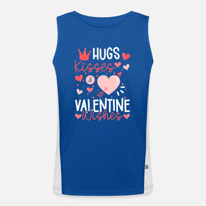 Relation de couple de la Saint-Valentin Débardeur respirant contrasté Homme 