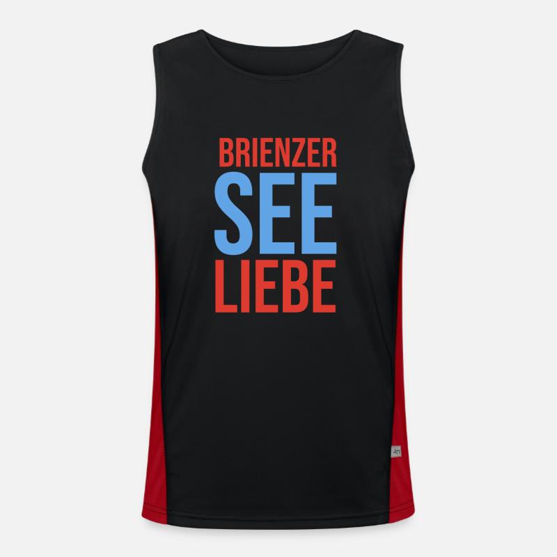 L’amour du lac de Brienz Débardeur respirant contrasté Homme 