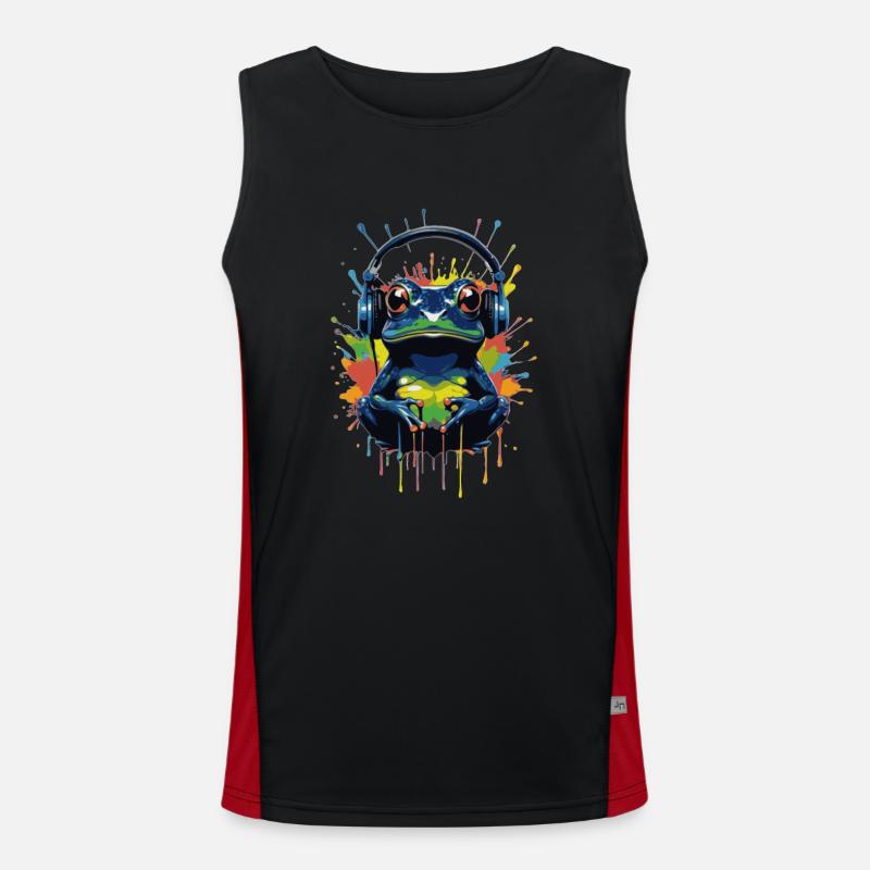 Frog Headset Men's Functional Contrast Tank Top 