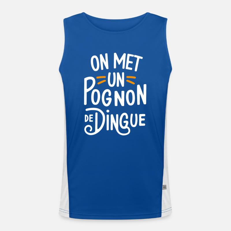 On met un pognon de dingue Débardeur respirant contrasté Homme 