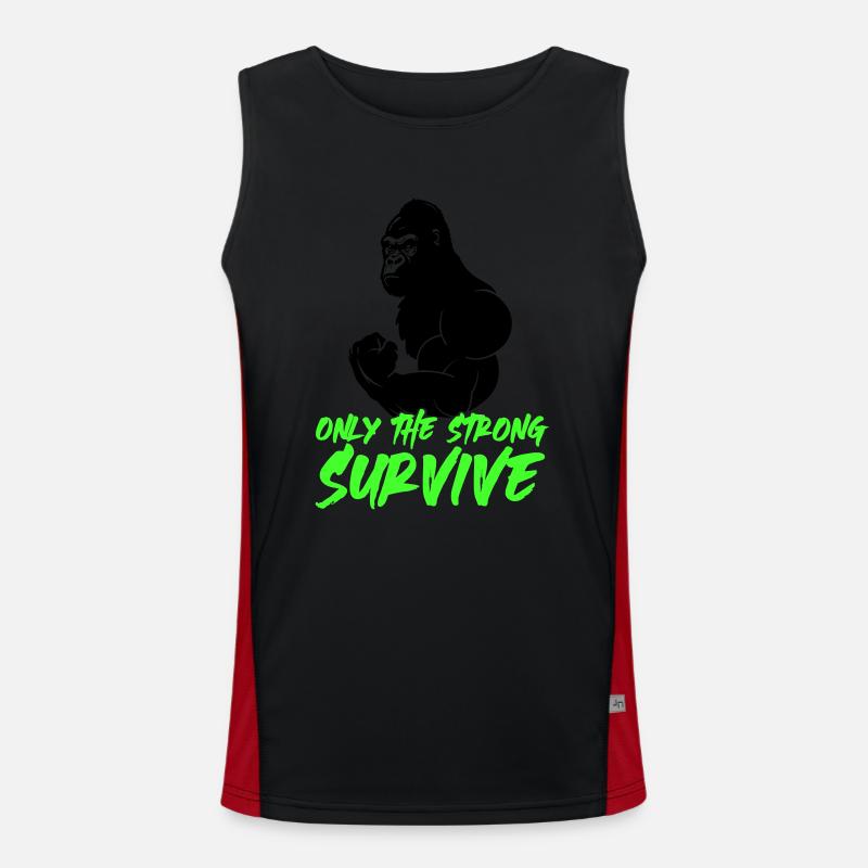 Gorilla Strong Men's Functional Contrast Tank Top 