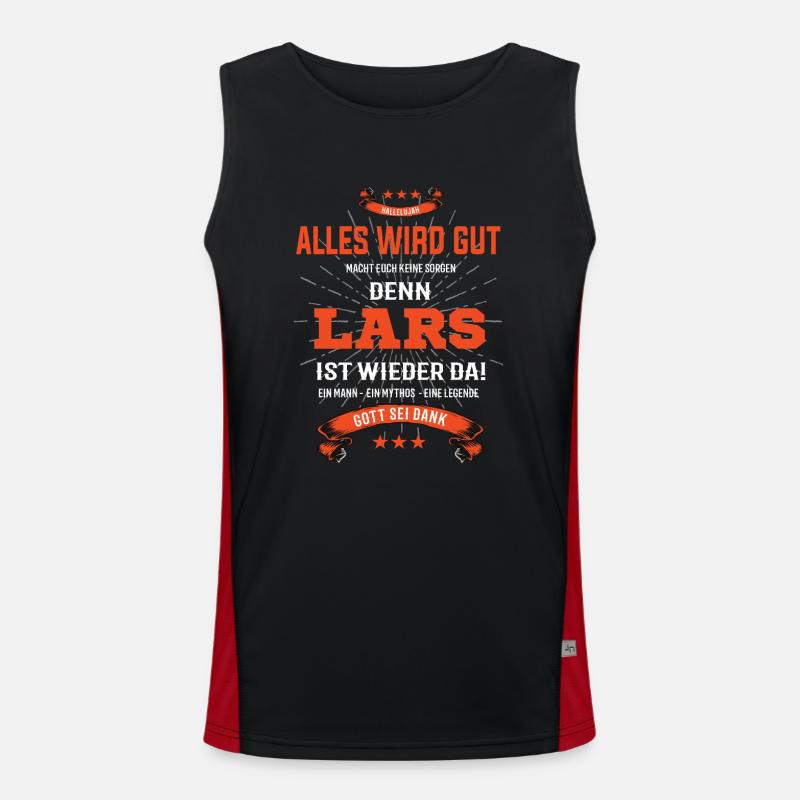 Everything's going to be alright, because Lars Is there Outfit Men's Functional Contrast Tank Top 