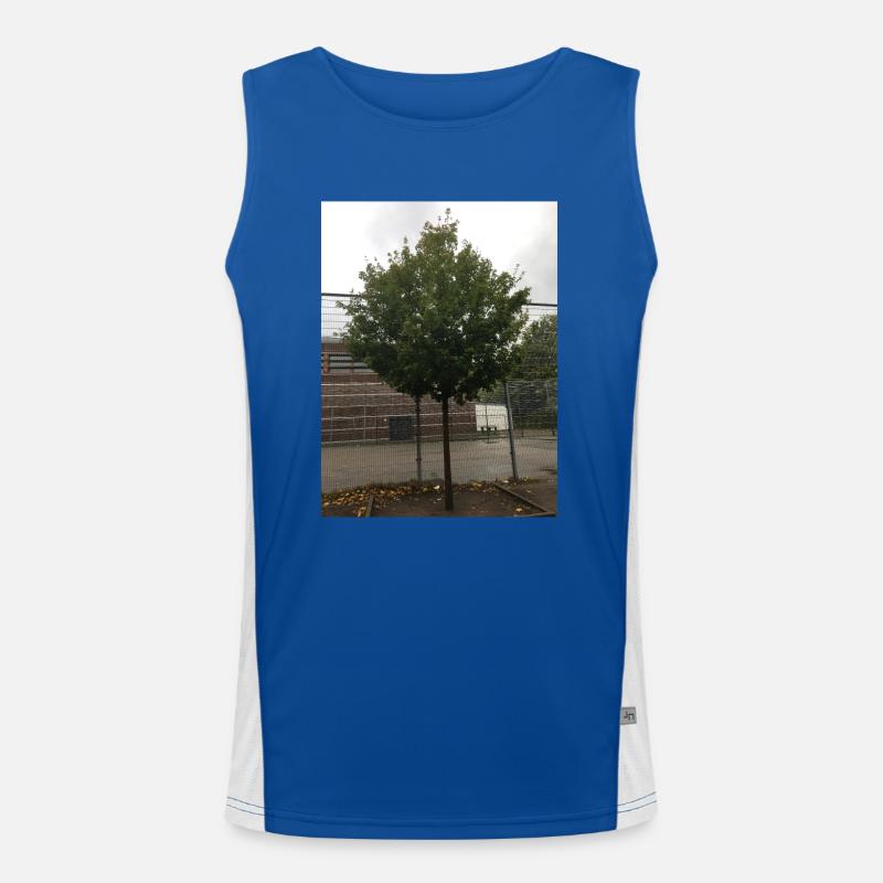 A Tree Funktionelles Kontrast-Tank Top für Männer 