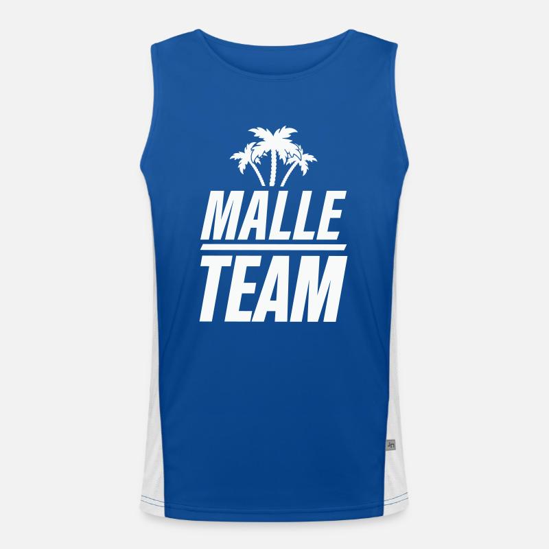 Malle Team Men's Functional Contrast Tank Top 