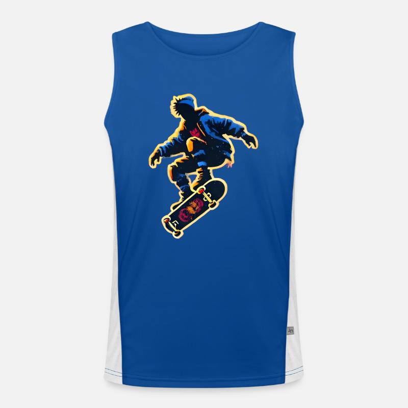 WILDER GEIST Funktionelles Kontrast-Tank Top für Männer 