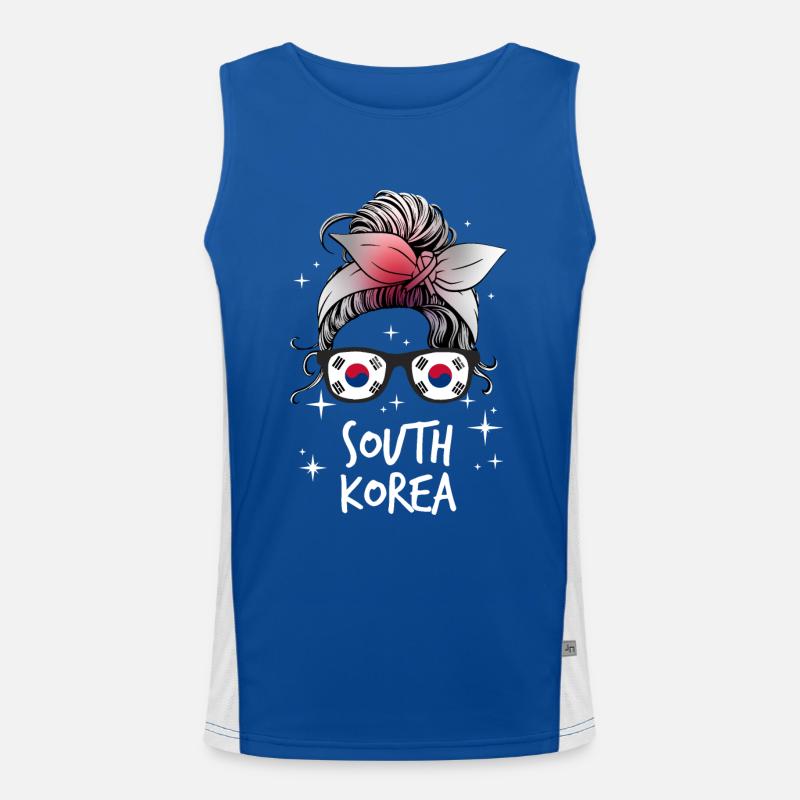 Corée du Sud Débardeur respirant contrasté Homme 