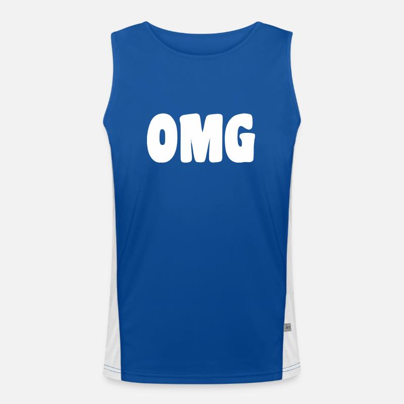 OMG Funktionelles Kontrast-Tank Top für Männer 