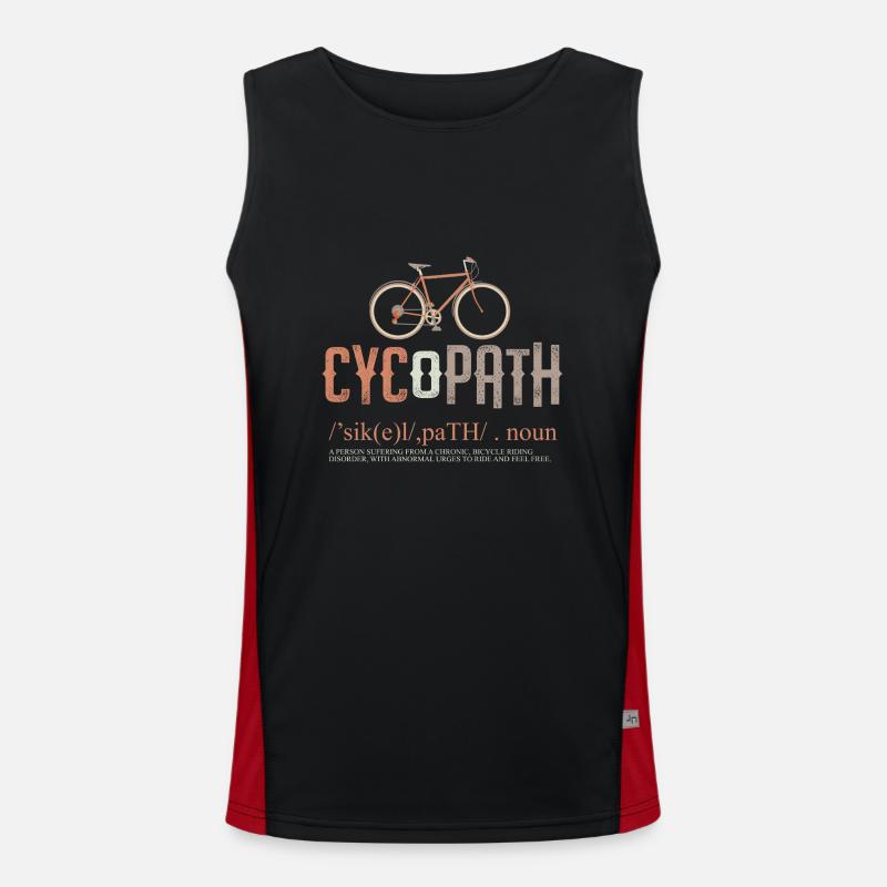 Cycopath Cyclist Cyclisme Vélo Cyclisme Débardeur respirant contrasté Homme 