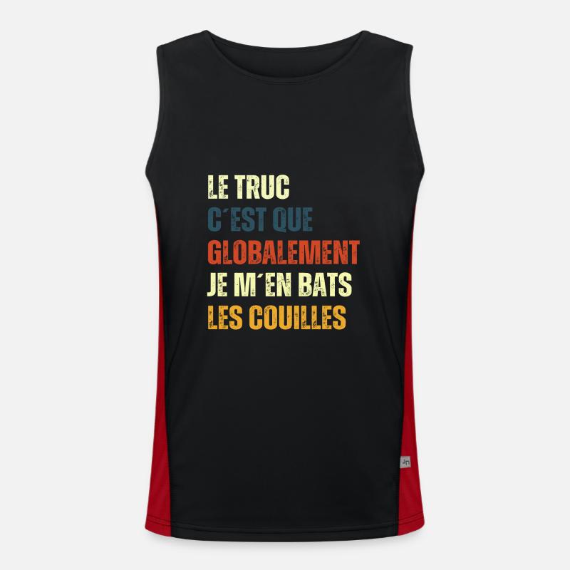 The thing is, overall, I'm fighting Men's Functional Contrast Tank Top 