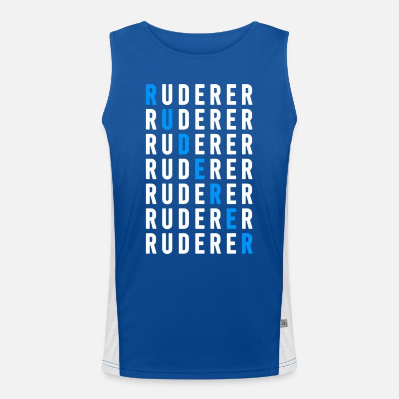 Ruderer Funktionelles Kontrast-Tank Top für Männer 