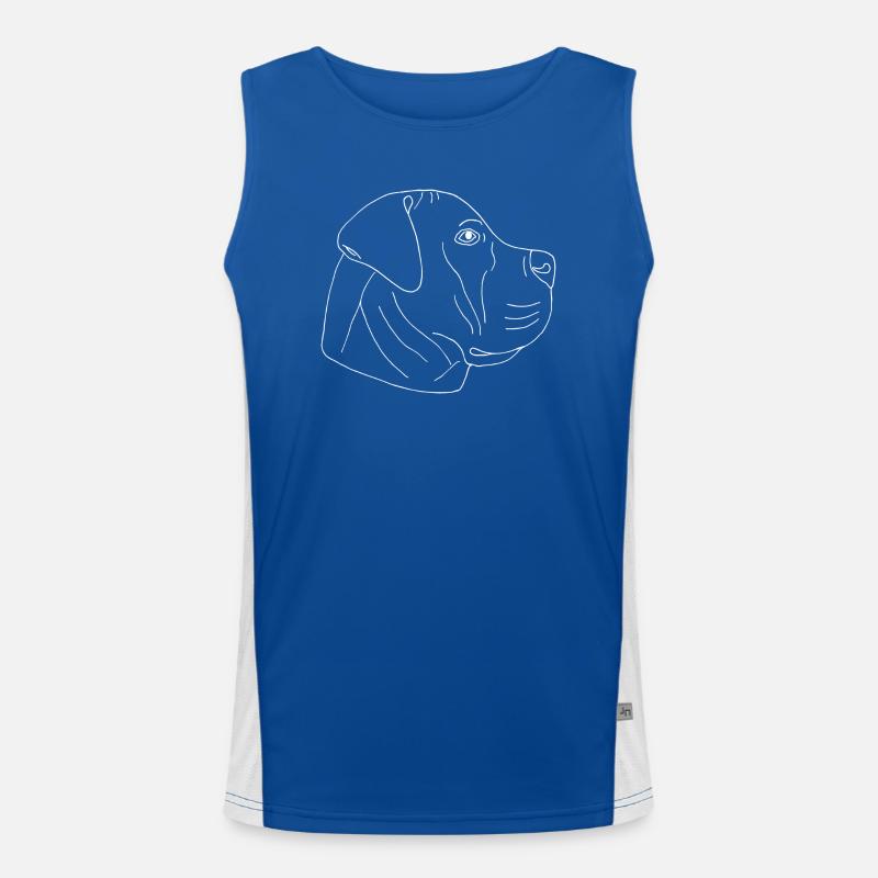 Boerboel Funktionelles Kontrast-Tank Top für Männer 