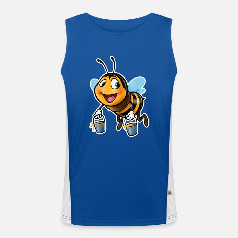 BIENEN-COOL Funktionelles Kontrast-Tank Top für Männer 