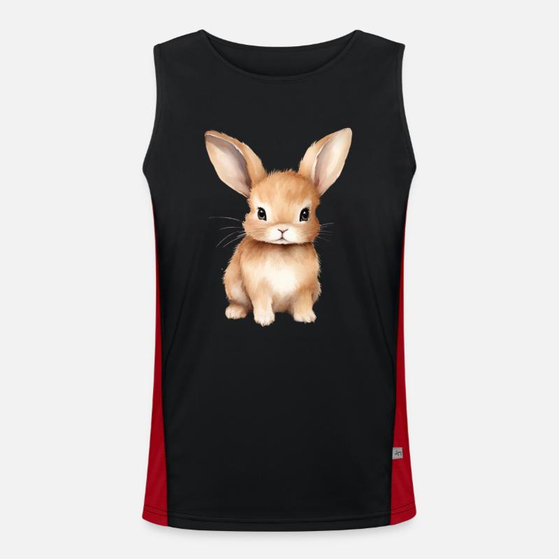 Lapin mignon Débardeur respirant contrasté Homme 