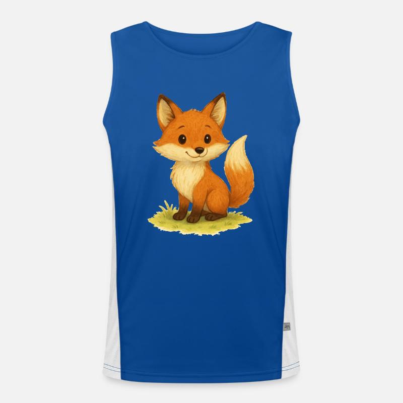 fuchs Funktionelles Kontrast-Tank Top für Männer 