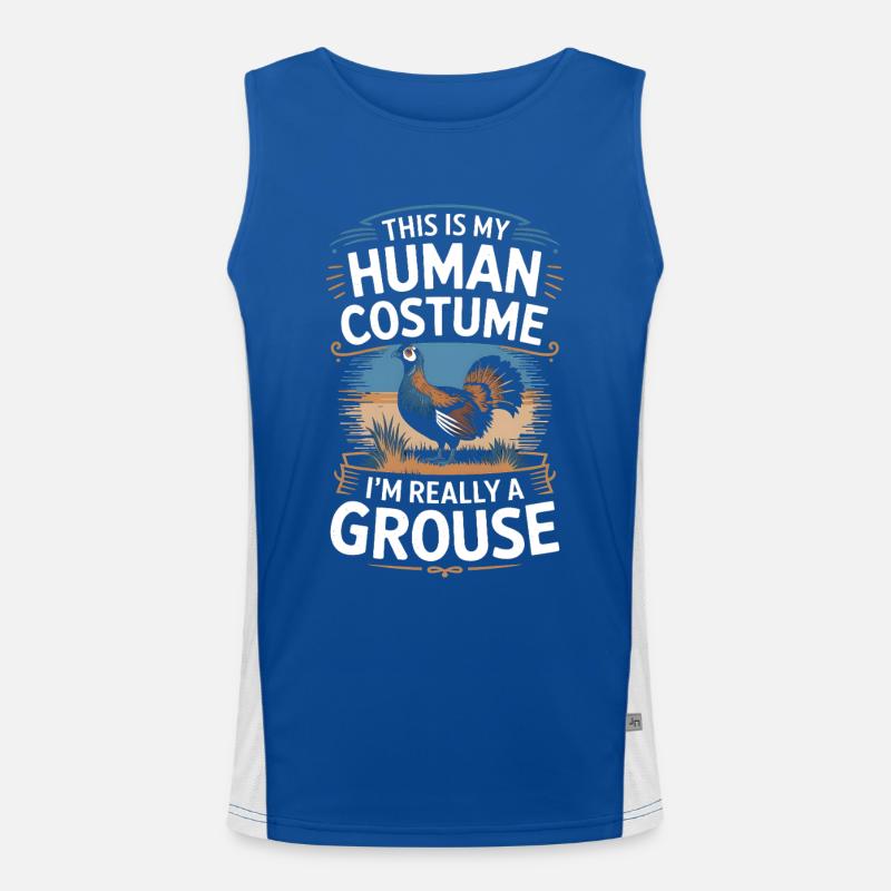 Auerhahn Funktionelles Kontrast-Tank Top für Männer 