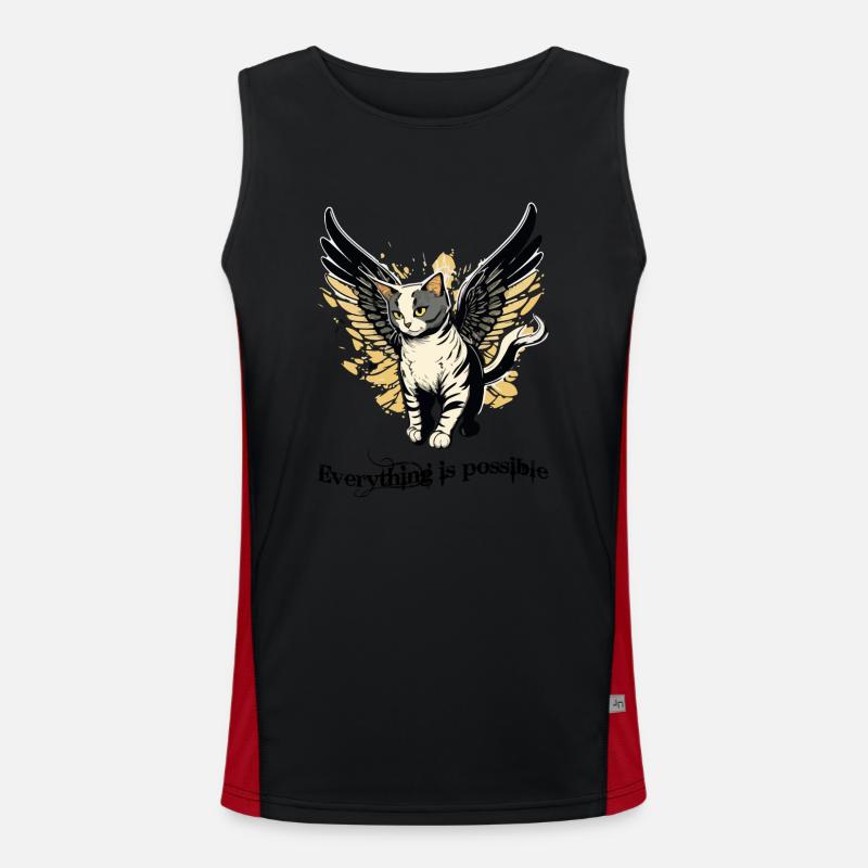 Anything is possible Men's Functional Contrast Tank Top 