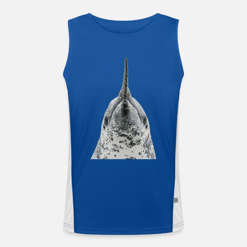 Narwal Funktionelles Kontrast-Tank Top für Männer 