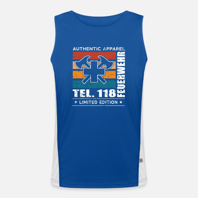 Pompiers Débardeur respirant contrasté Homme 