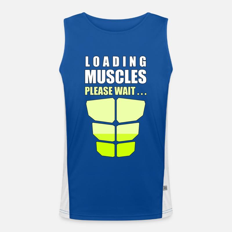 Loading muscles please wait Men's Functional Contrast Tank Top 