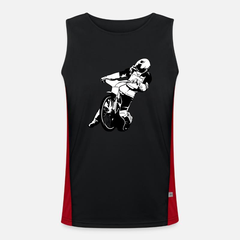 Speedway Racing Funktionelles Kontrast-Tank Top für Männer 