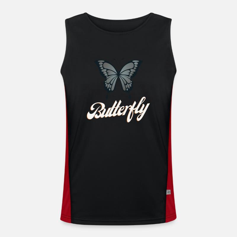 BUTTERFLY Men's Functional Contrast Tank Top 