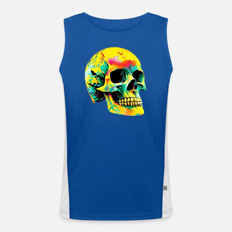 Skull Men's Functional Contrast Tank Top 