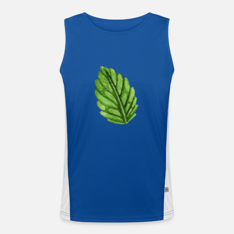 Menthe menthe mint Débardeur respirant contrasté Homme 