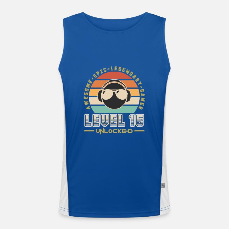 Level 15 Men's Functional Contrast Tank Top 