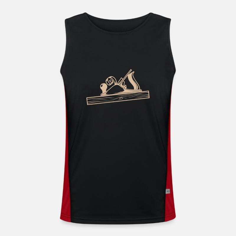 Menuisier Rabot Design Débardeur respirant contrasté Homme 