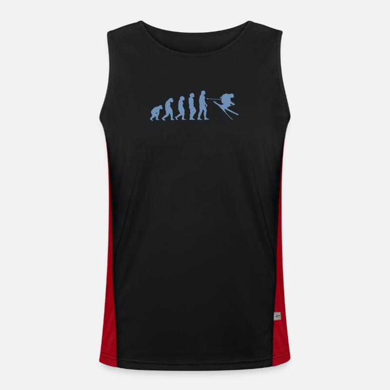 Ski Evolution Tshirt Men's Functional Contrast Tank Top 
