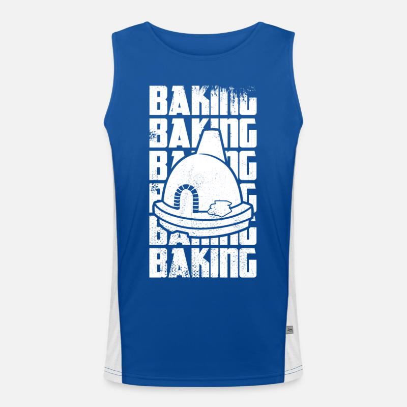 Fun Baking Men's Functional Contrast Tank Top 