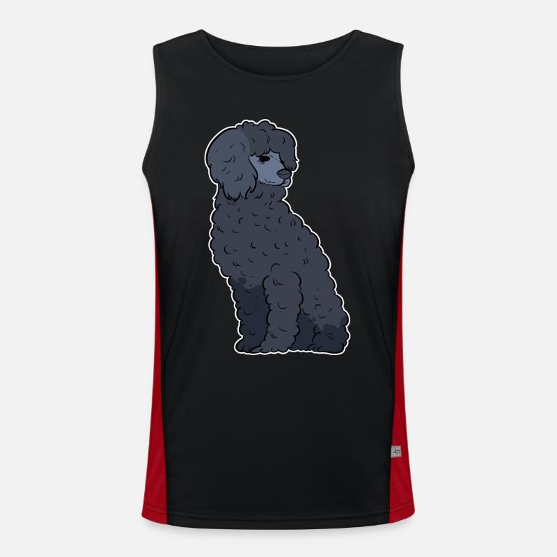 Caniche Chien Nain Caniche Jouet Caniche Petit Caniche Chiot Chiot Débardeur respirant contrasté Homme 
