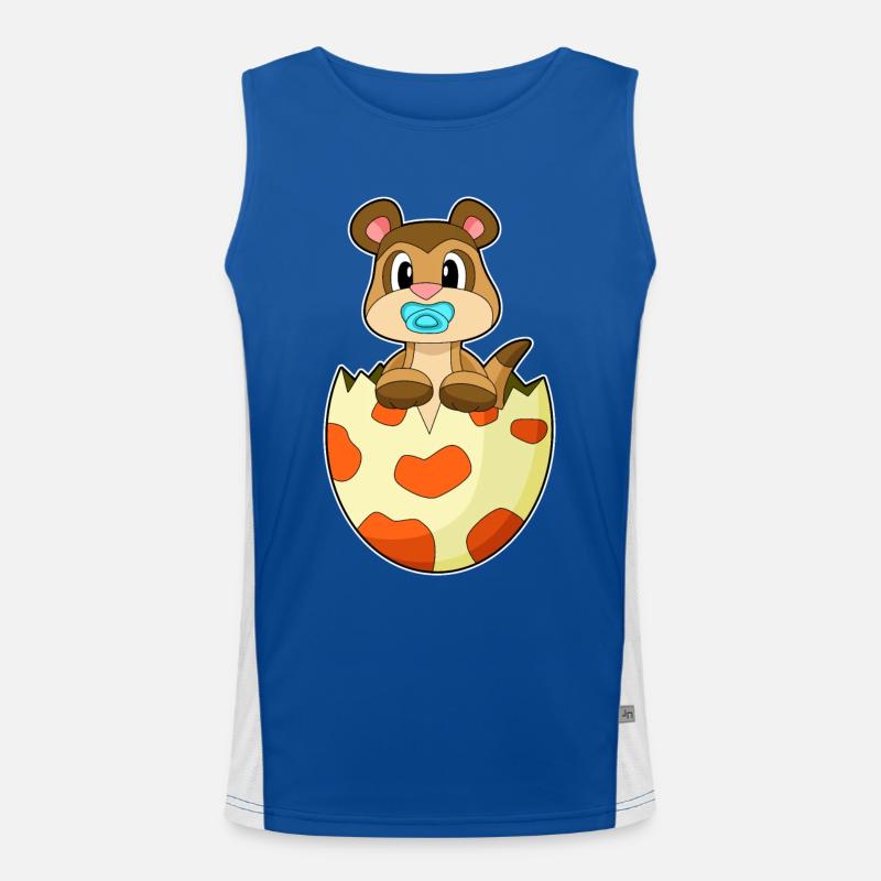 Sucette suricate Débardeur respirant contrasté Homme 