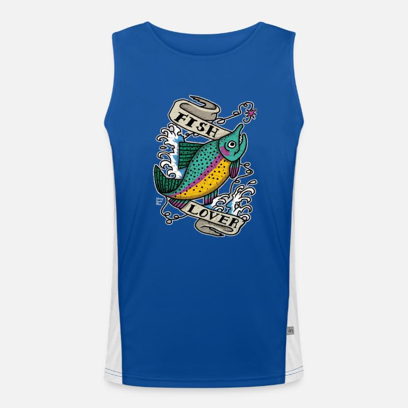 fish Men's Functional Contrast Tank Top 