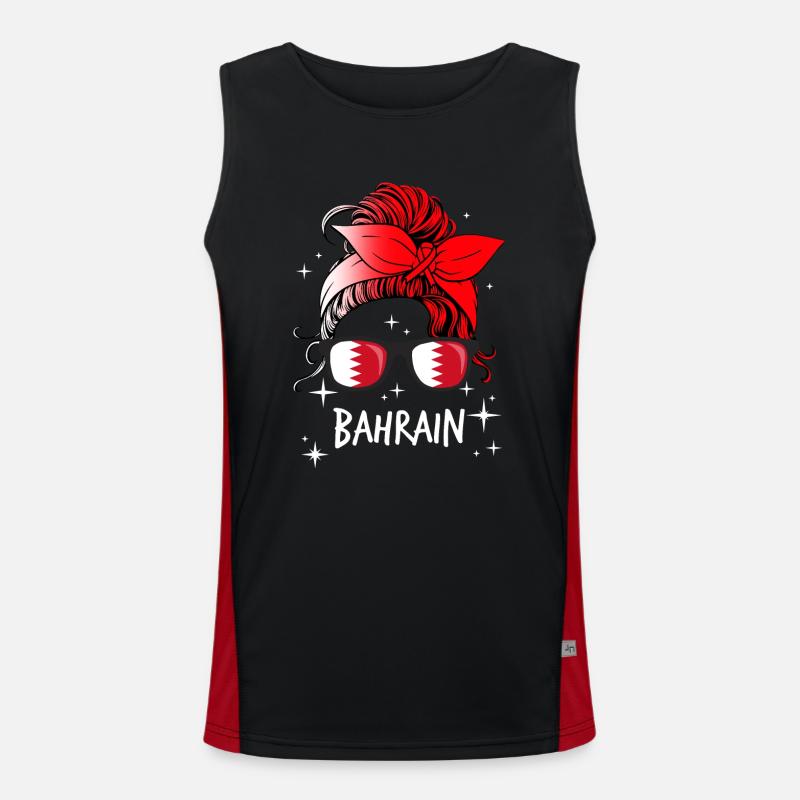 Bahrain Men's Functional Contrast Tank Top 