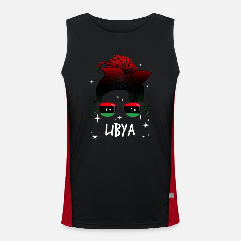Libya Men's Functional Contrast Tank Top 