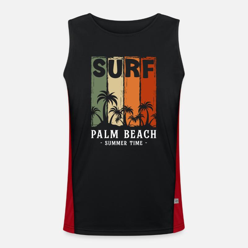 Vacances soleil Palm Breeze Débardeur respirant contrasté Homme 