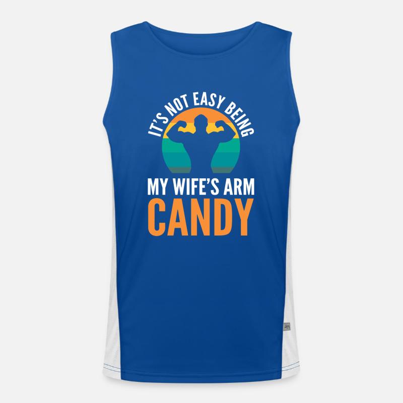 Arm Candy Ehemann Funktionelles Kontrast-Tank Top für Männer 