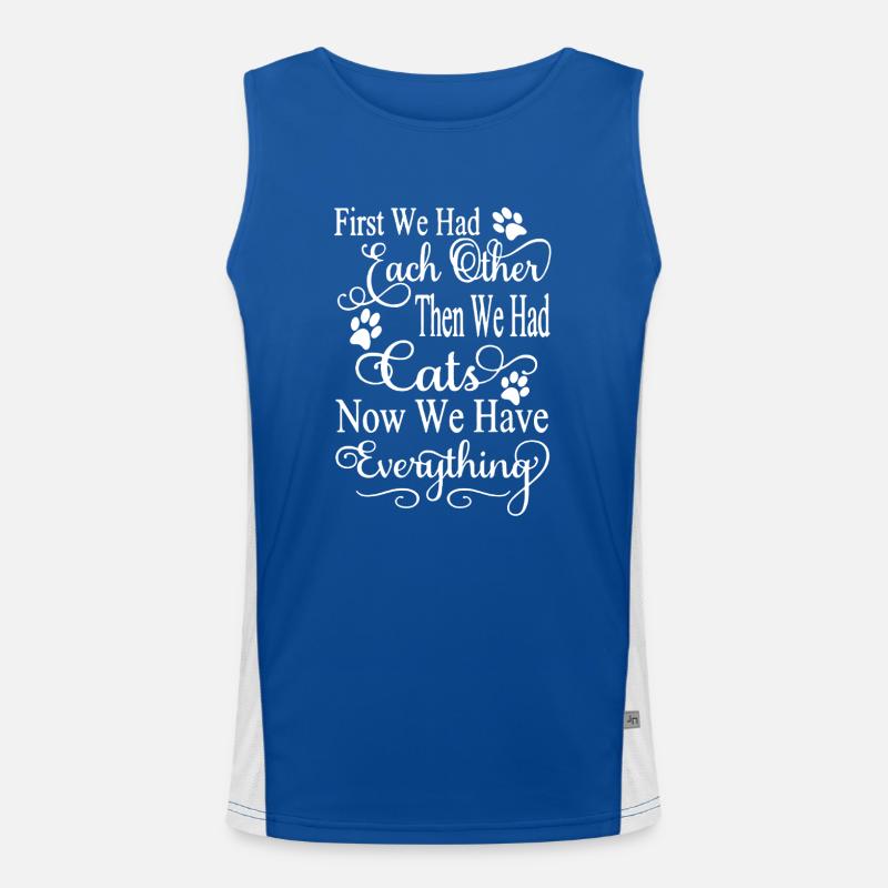 We Have Cats Men's Functional Contrast Tank Top 