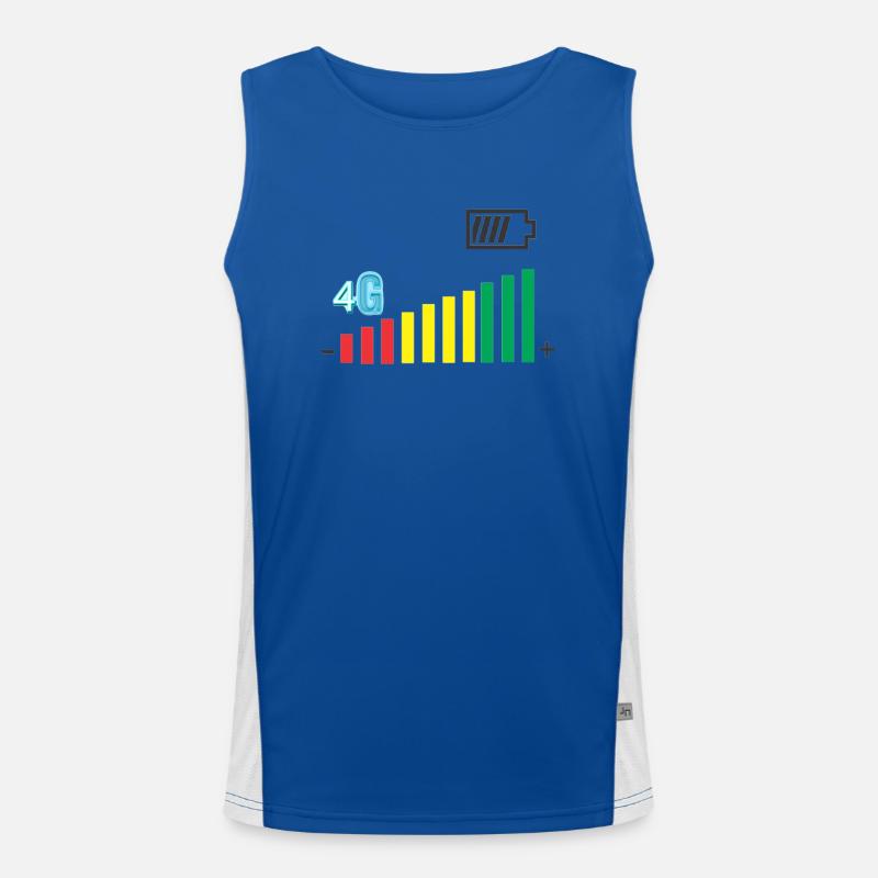 Coverage level Men's Functional Contrast Tank Top 