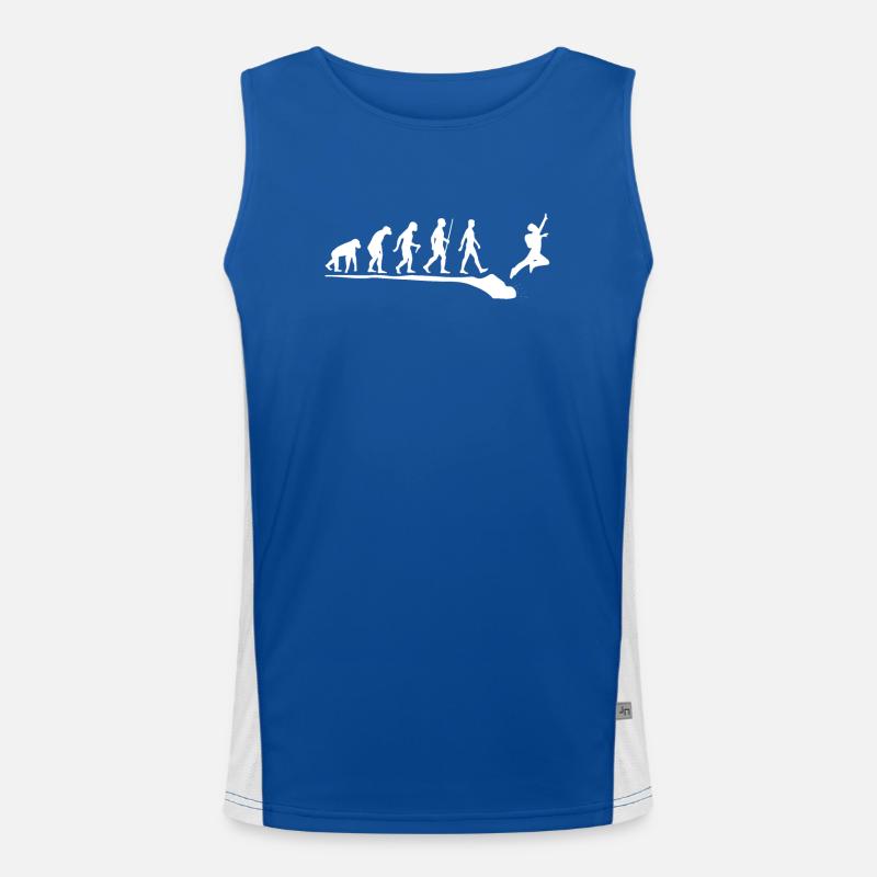Base Jump Evolution T-Shirt & Gift Men's Functional Contrast Tank Top 